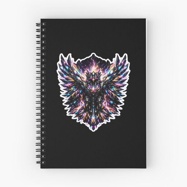 Item preview, Crystalline Carbon Shards Phoenix with Neon Flare Aura designed and sold by RiteshCenter .