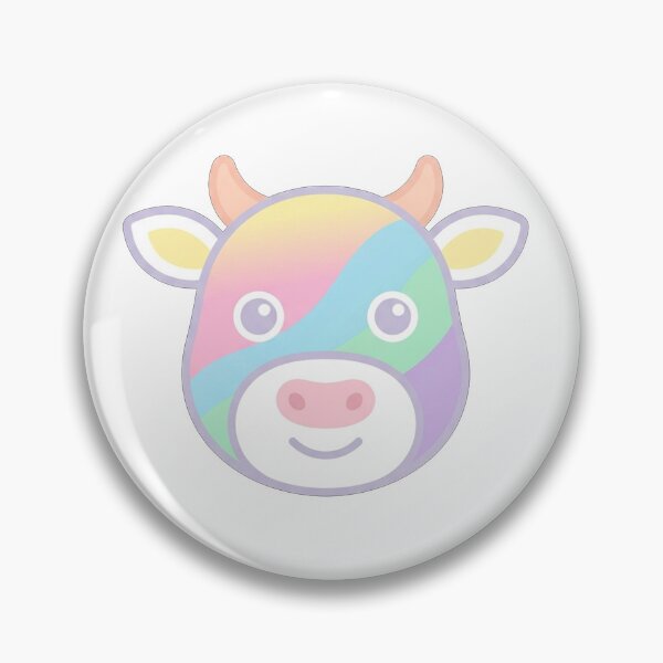 Item preview, Pastel Rainbow Kawaii Cow designed and sold by Owcomm.