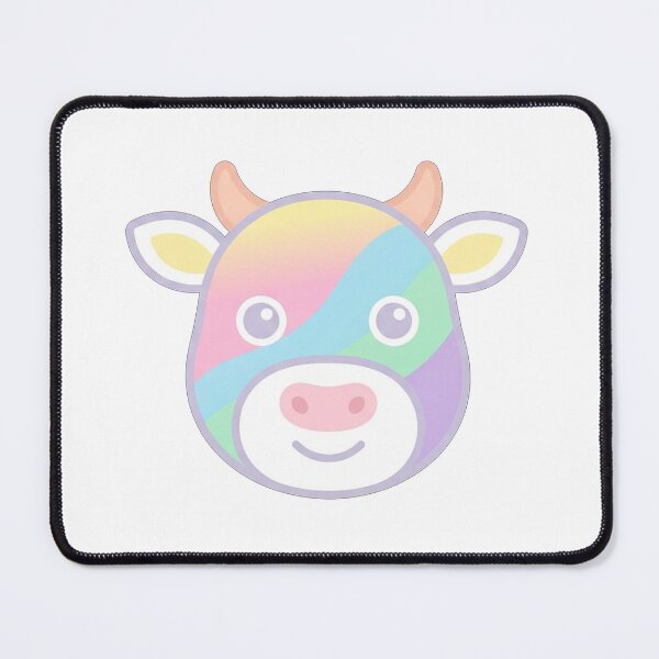Item preview, Pastel Rainbow Kawaii Cow designed and sold by Owcomm.