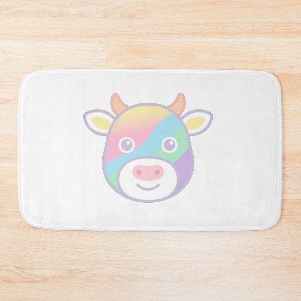 Item preview, Pastel Rainbow Kawaii Cow designed and sold by Owcomm.