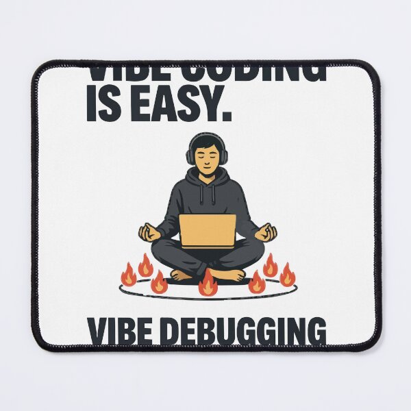 Item preview, Vibe Coding Is Easy Vibe Debugging Is The Hard Part designed and sold by Bianca Oltean.