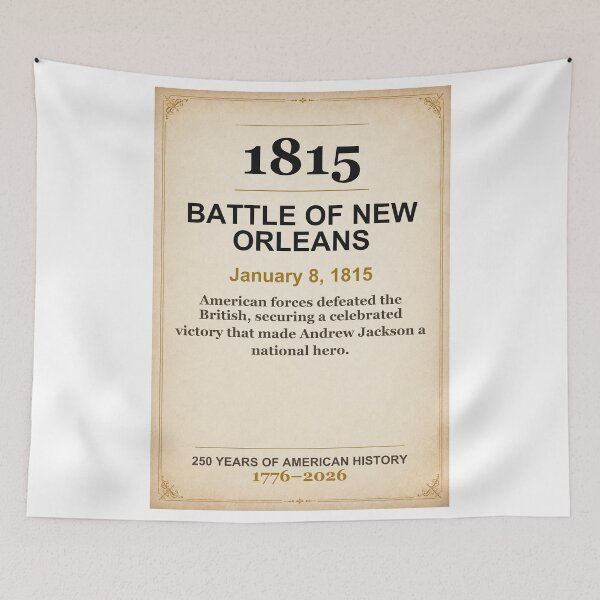 Item preview, America 250 | Battle of New Orleans | 1815 designed and sold by ariksworld.