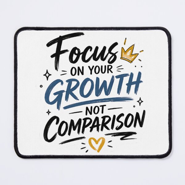 Item preview, Focus on Your Growth, Not Comparison designed and sold by DezigenArtz.