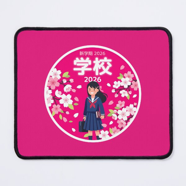 Item preview, Back to School 2026 Cherry Blossom Girl designed and sold by SplashTastic.