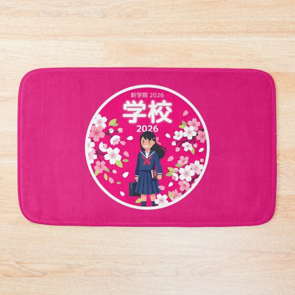 Item preview, Back to School 2026 Cherry Blossom Girl designed and sold by SplashTastic.