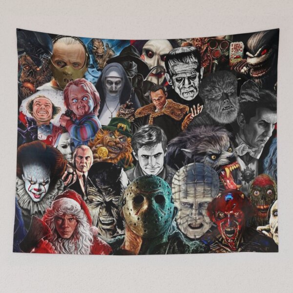 Item preview, Poster Ultimate Collage Of Horror Painting designed and sold by pameLlapOllis.