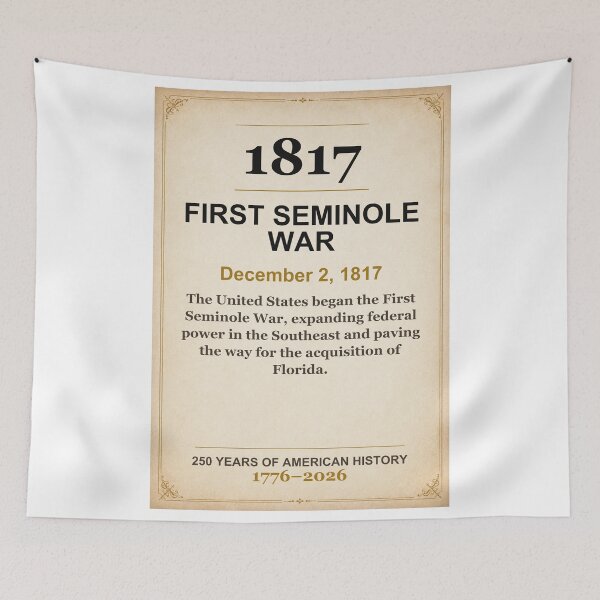 Item preview, America 250 | First Seminole War | 1817 designed and sold by ariksworld.