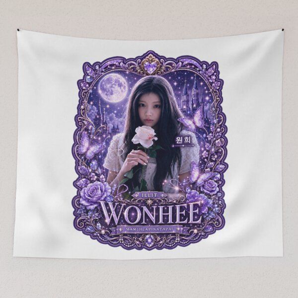 Item preview, Minimalist ILLIT Mamihlapinatapai Wonhee Vector Kpop Merch designed and sold by Valereekmerch.