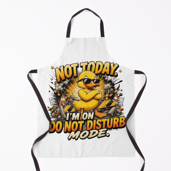 Item preview, Not Today – I'm on Do Not Disturb Mode Funny Duck Vintage Graphic T-Shirt designed and sold by Cavalier-org.