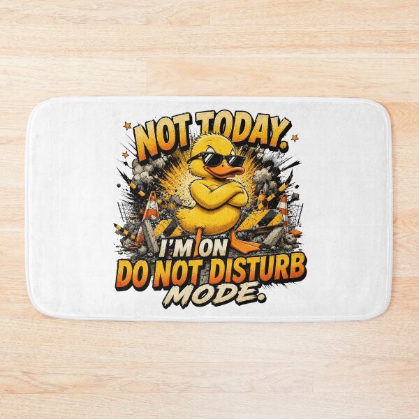 Item preview, Not Today – I'm on Do Not Disturb Mode Funny Duck Vintage Graphic T-Shirt designed and sold by Cavalier-org.