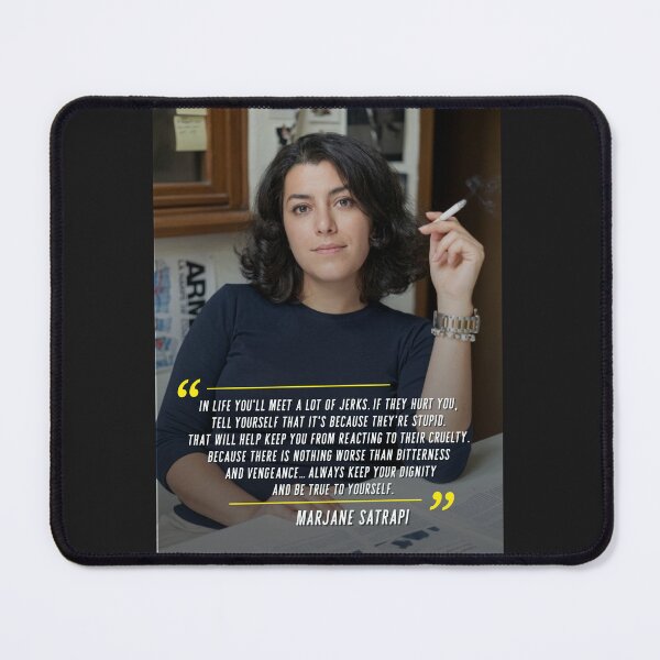 Item preview, Marjane Satrapi Quote Painted HD Art designed and sold by DiverseDazzle.