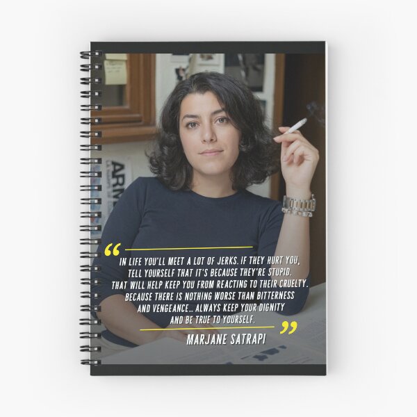Item preview, Marjane Satrapi Quote Painted HD Art designed and sold by DiverseDazzle.