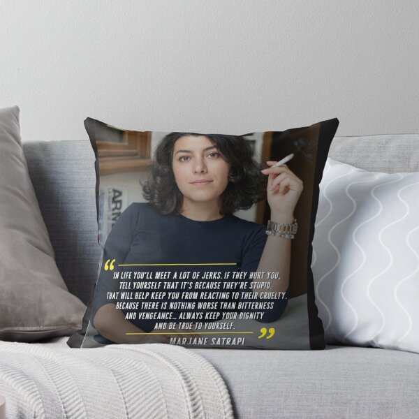 Item preview, Marjane Satrapi Quote Painted HD Art designed and sold by DiverseDazzle.