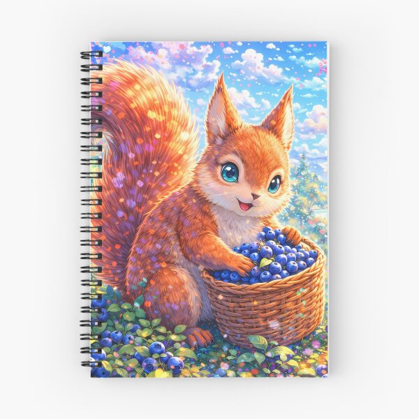 Item preview, Squirrel Picking Blueberries designed and sold by M-Y-A-R-T-.