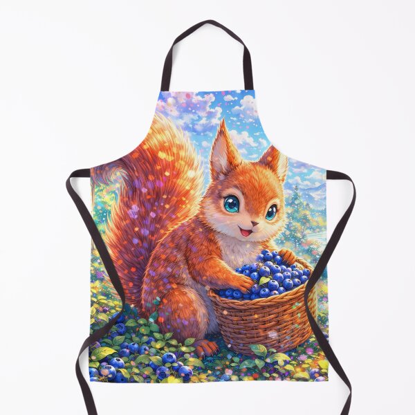 Item preview, Squirrel Picking Blueberries designed and sold by M-Y-A-R-T-.