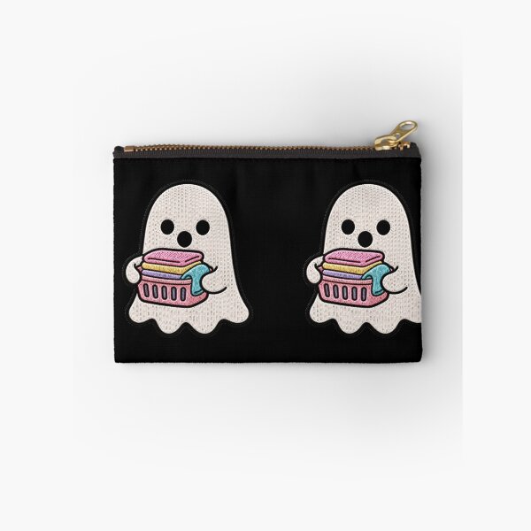 Item preview, Cute Ghost Laundry Kawaii Embroidery Patch Design designed and sold by ColorSplash123.