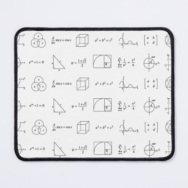 Item preview, Mathematics Formula Pattern Sticker designed and sold by PremVerse.
