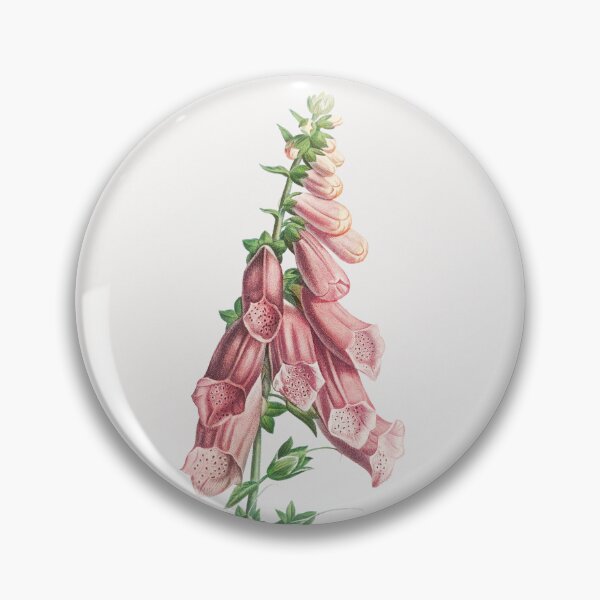 Item preview, Foxgloves Flowers Vintage Botanical Illustration designed and sold by TheRetroArtRoom.