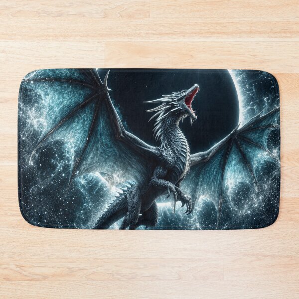 Item preview, Solar Eclipse Dragon | Celestial Fantasy Wall Art designed and sold by DrakariArt.