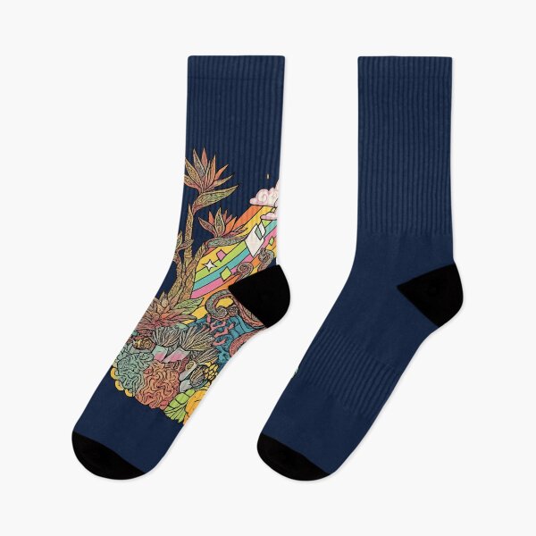 Item preview, Psychedelic Octopus in Tropical Paradise designed and sold by Rama KLK.