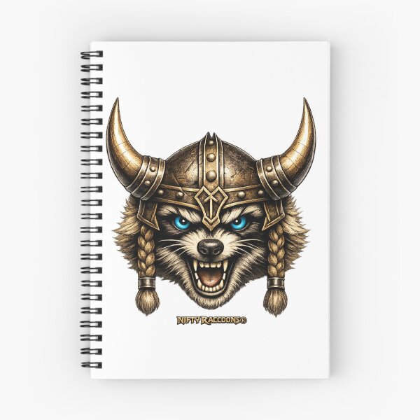 Item preview, Viking Raccoon Head designed and sold by CavemanArt.