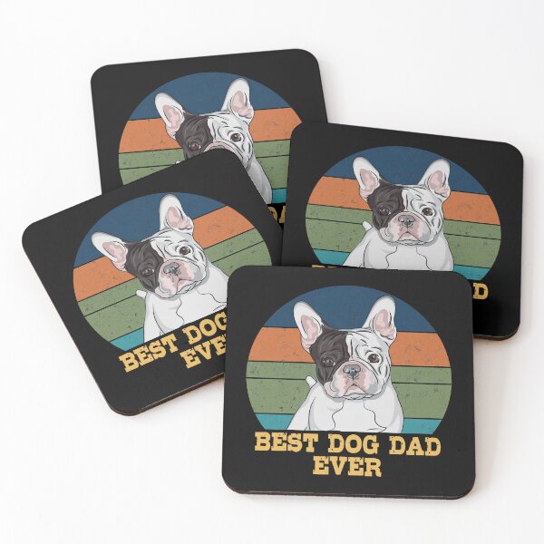 Item preview, Best Dog Dad Ever Frenchie Sunset Garment designed and sold by SoyLamderma.