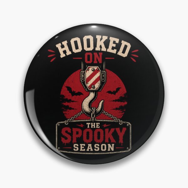 Item preview, Hooked on the Spooky Season Crane Operator Halloween Gift designed and sold by RusticMeadow.