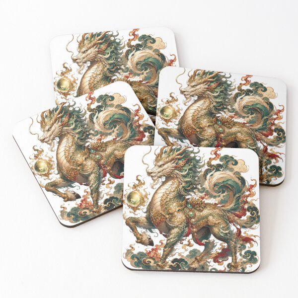 Item preview, Chinese Qilin Mythical Beast Art designed and sold by Rui Mythic Studio.