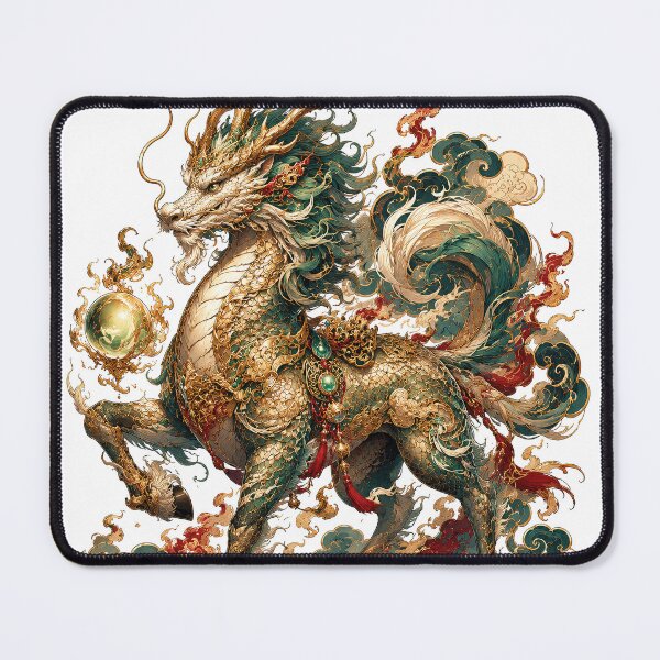 Item preview, Chinese Qilin Mythical Beast Art designed and sold by Rui Mythic Studio.
