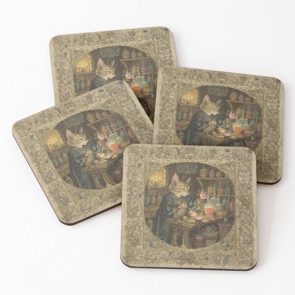 Item preview, The Alchemist Cat designed and sold by PictorialWhimsy.