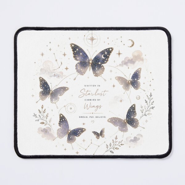 Item preview, Written in Stardust – Celestial Butterfly Dreamscape with Cosmic Elegance designed and sold by Artisan Finds Online.
