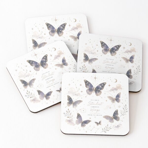 Item preview, Written in Stardust – Celestial Butterfly Dreamscape with Cosmic Elegance designed and sold by Artisan Finds Online.