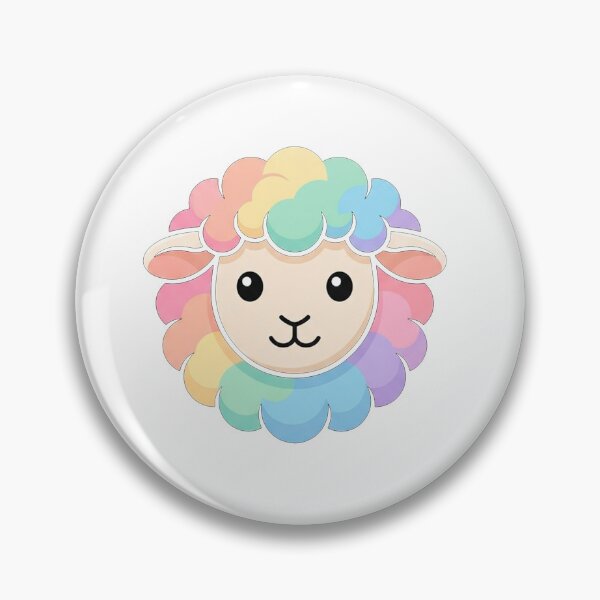 Item preview, Cute Pastel Rainbow Sheep designed and sold by Owcomm.