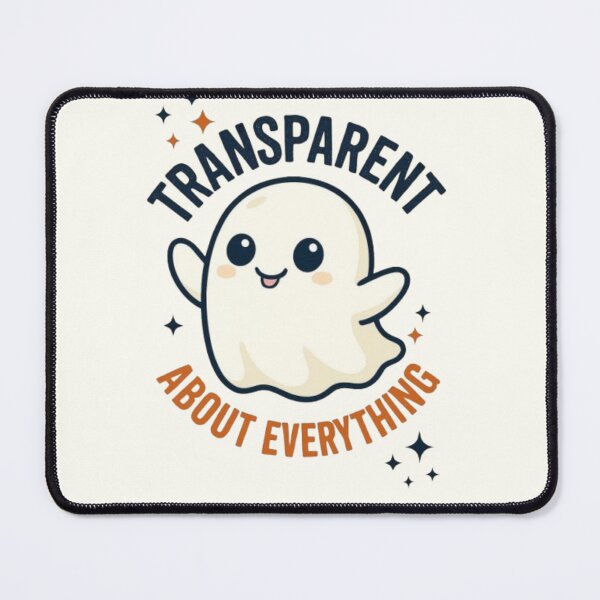 Item preview, Transparent About Everything Funny Ghost Halloween Witty T-Shirt designed and sold by HopeAndHustle.