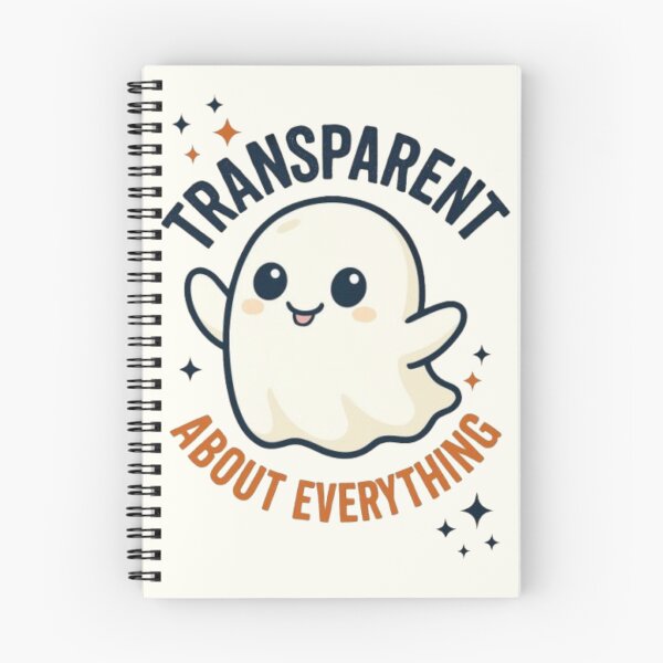 Item preview, Transparent About Everything Funny Ghost Halloween Witty T-Shirt designed and sold by HopeAndHustle.