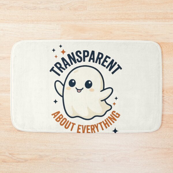 Item preview, Transparent About Everything Funny Ghost Halloween Witty T-Shirt designed and sold by HopeAndHustle.