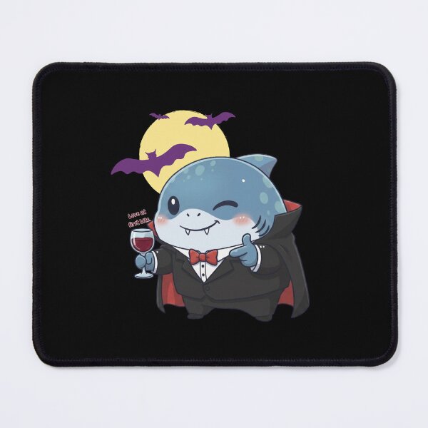 Item preview, Cute Vampire Shark Halloween Graphic T-Shirt – Love at First Bite designed and sold by Nature's Chibis.
