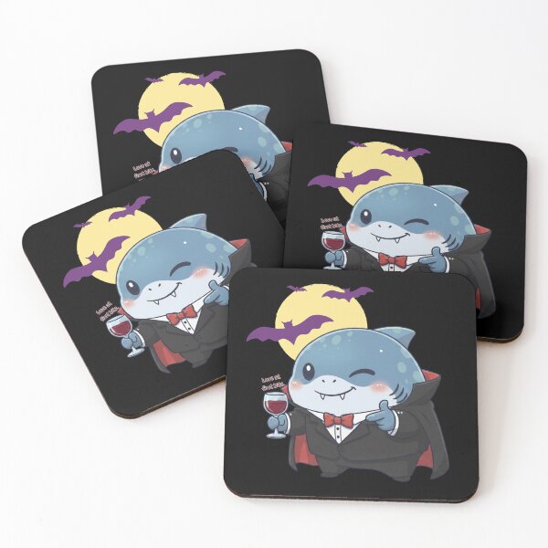 Item preview, Cute Vampire Shark Halloween Graphic T-Shirt – Love at First Bite designed and sold by Nature's Chibis.
