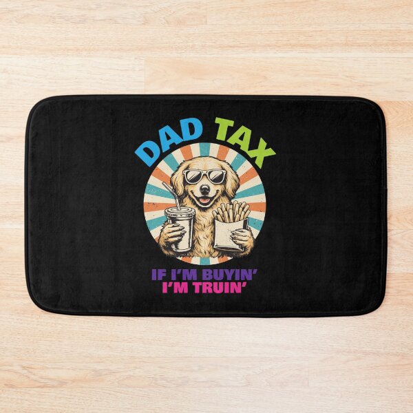 Item preview, Dad Tax Dog Retro Fast Food Graphic designed and sold by SoyLamderma.