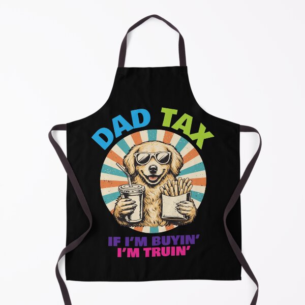 Item preview, Dad Tax Dog Retro Fast Food Graphic designed and sold by SoyLamderma.