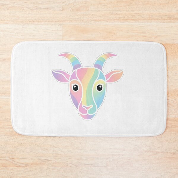 Item preview, Rainbow Goat Portrait designed and sold by Owcomm.