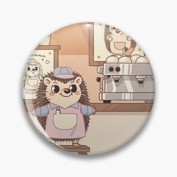 Item preview, Hedgehog: Employee of the Month designed and sold by PictorialWhimsy.