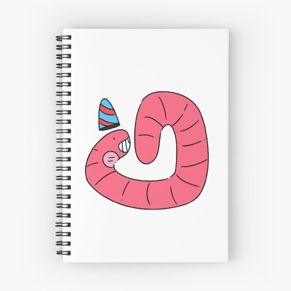 Item preview, Cute Pink Happy Worm In Heart Shape Cartoon designed and sold by Lapiinart.
