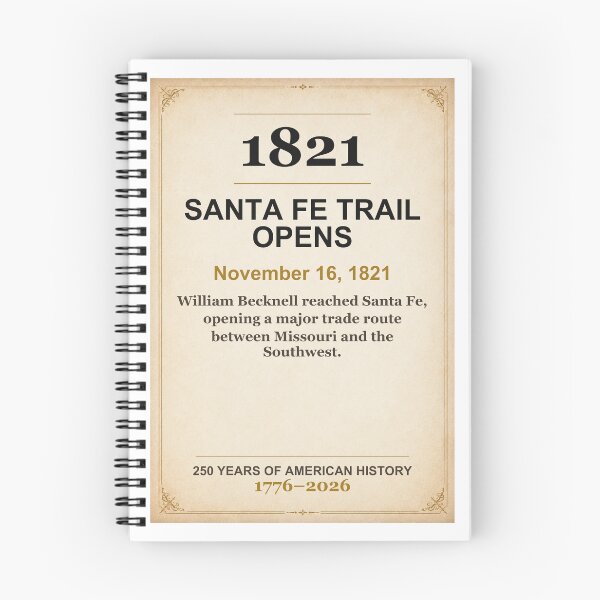 Item preview, America 250 | Santa Fe Trail Opens | 1821 designed and sold by ariksworld.