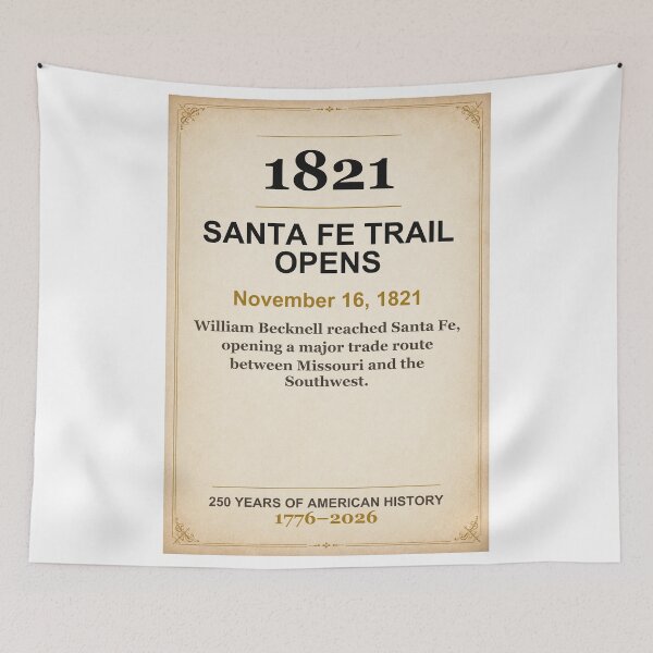Item preview, America 250 | Santa Fe Trail Opens | 1821 designed and sold by ariksworld.