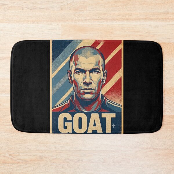 Item preview, Zinedine Zidane - G.O.A.T Typography designed and sold by delacerdaan.