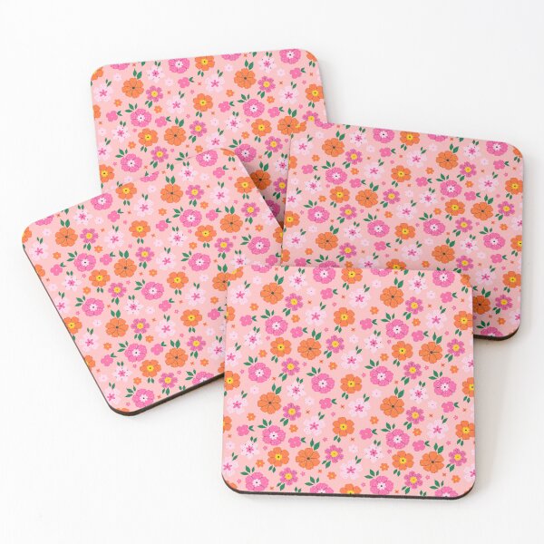 Item preview,  pattern with colorful flowers designed and sold by burbura.