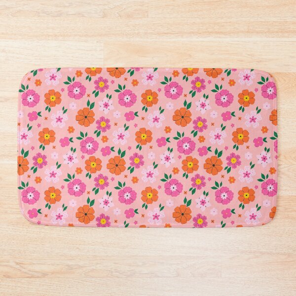 Item preview,  pattern with colorful flowers designed and sold by burbura.