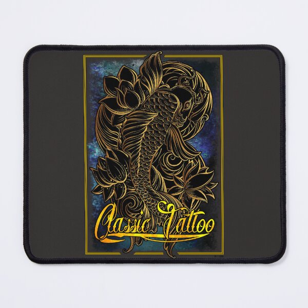Item preview, classic tattoo Japanese koi fish designed and sold by PASSION AND FUN WORLD .