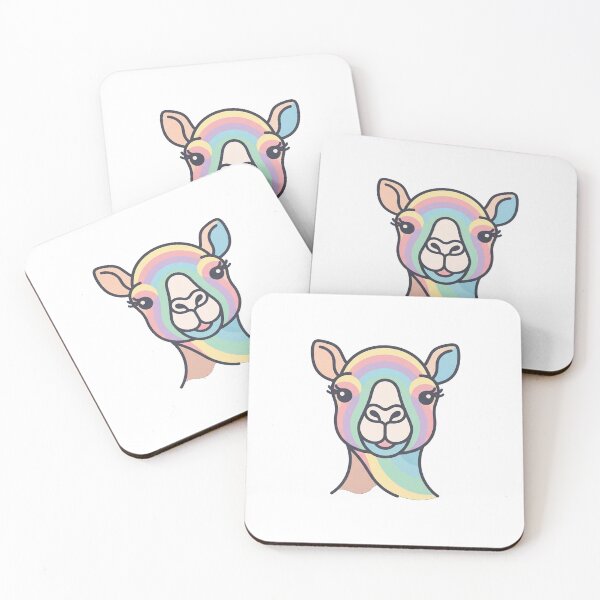 Item preview, Pastel Rainbow Llama designed and sold by Owcomm.
